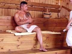 Geiler Sex in der Sauna